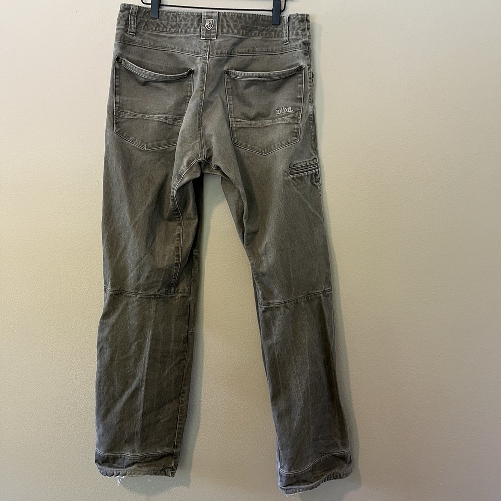 Kuhl Mens Jeans Ryder Pants 34x34 Articulated Knee Gorpcore Grey Utility Gorp - Picture 5 of 7